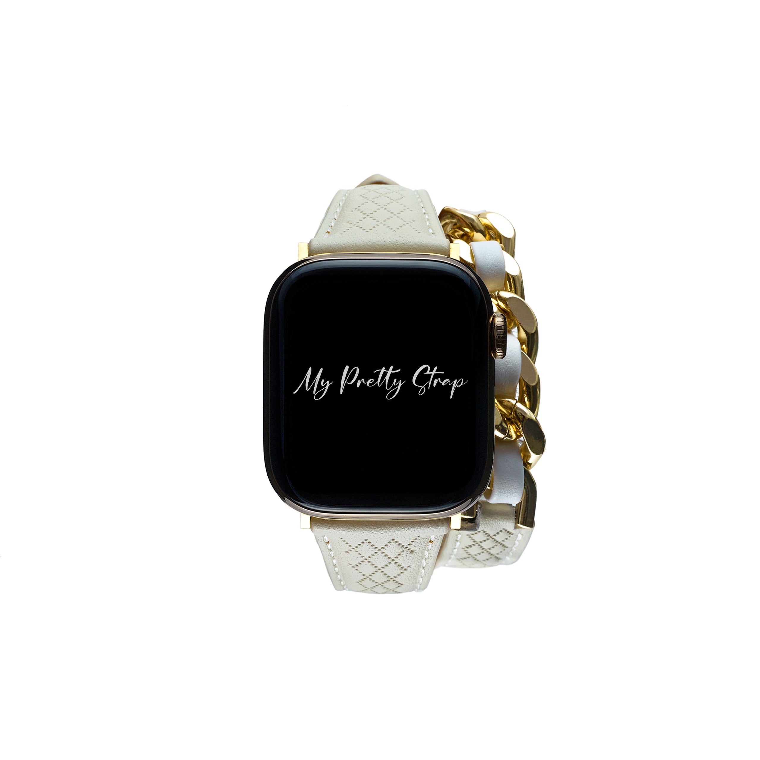 Bougie Strap – Gold and Beige