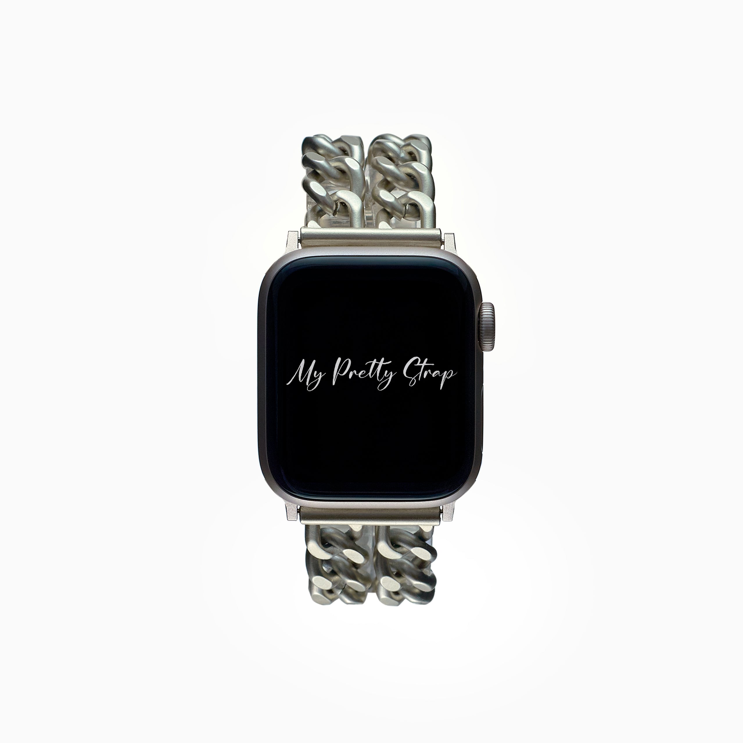 Double Chain Apple Watch Strap – Starlight