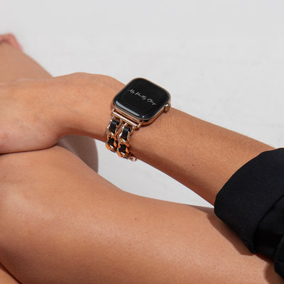 Black & Gold - Apple Watch Strap